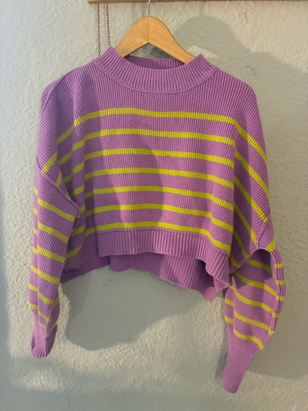 Free People Easy Street Crop Sweater